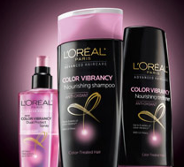 FREE Sample of L’Oreal Color Vibrancy Shampoo & Conditioner