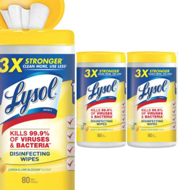 Amazon Lysol Disinfecting Wipes 320Count Only 6.86