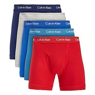 Macy's: 5-Pack Men's Calvin Klein Underwear - Only $ 