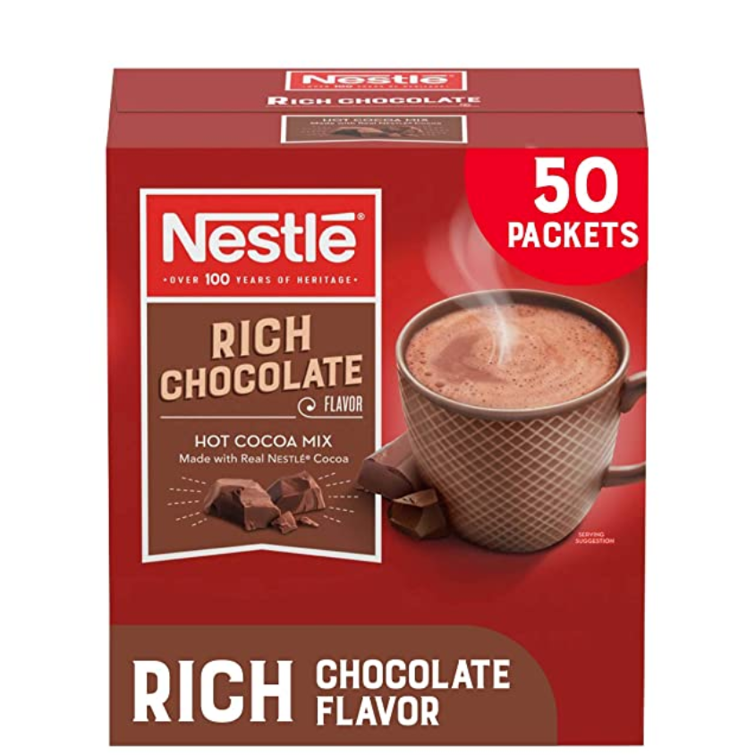 Amazon Nestle Hot Chocolate Packets 50 Count Only 5.62