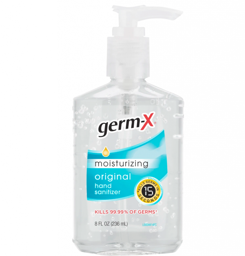 Office Depot GermX Hand Sanitizer 8oz Only 4.26