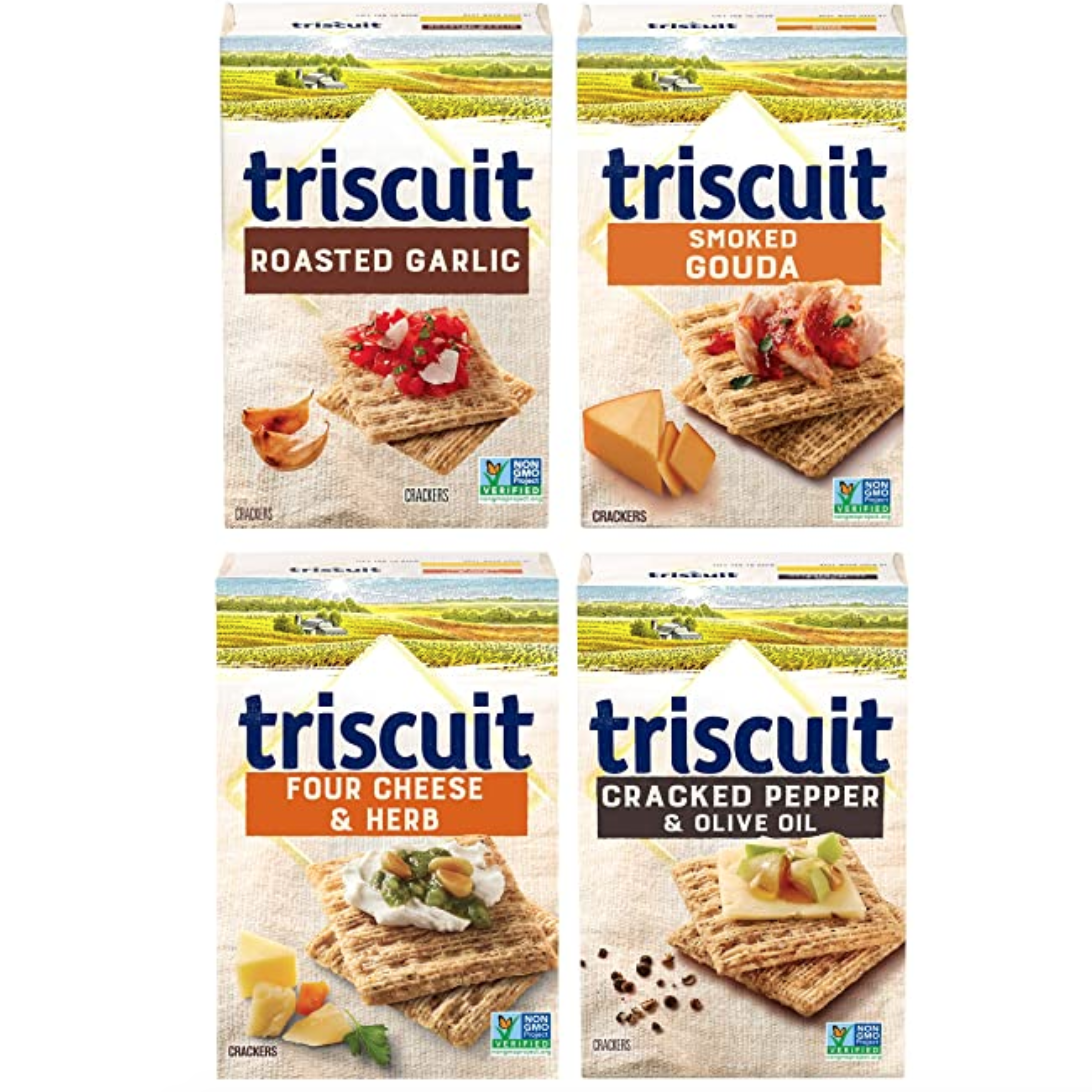 Amazon Triscuit Crackers 4 Flavor Variety Pack 9.19