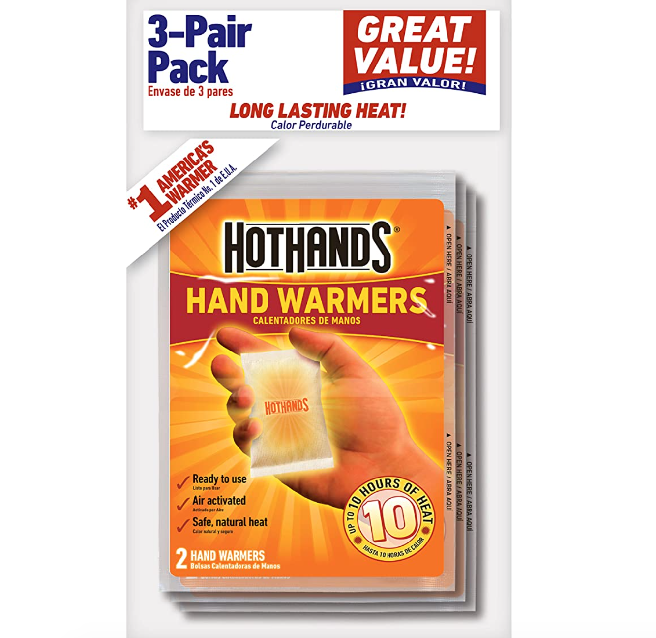 Amazon HotHands Hand Warmers (3 Pack) Only 1.99