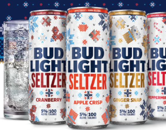 Pumpkin Spice Bud Light Seltzer Christmas Edition Bud Light