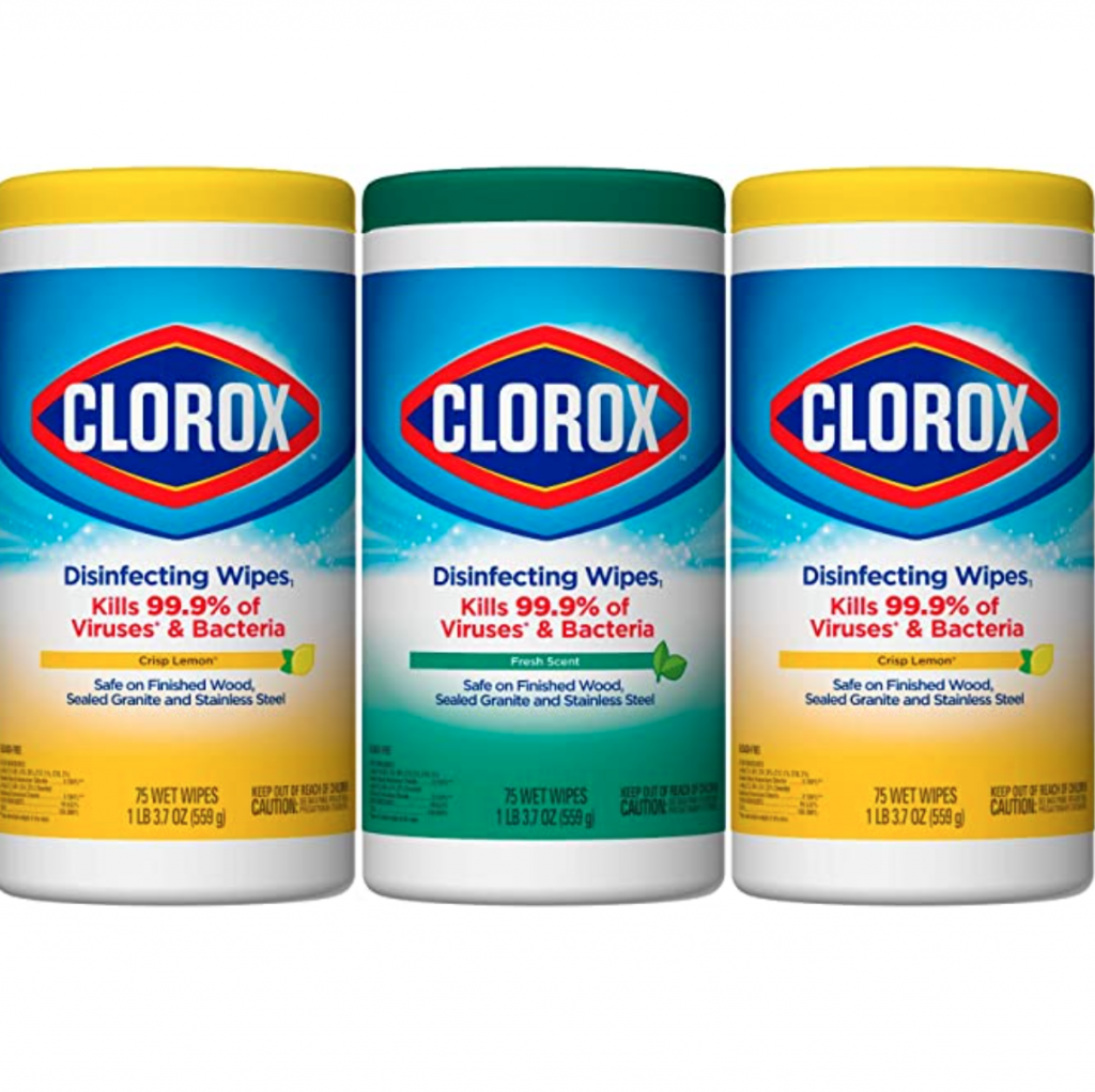 Amazon Clorox Disinfecting Wipes 3Pack Only 11.97