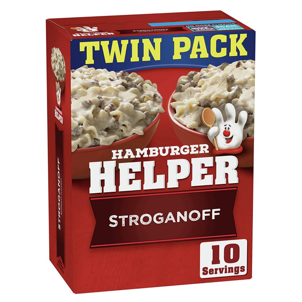 Amazon Hamburger Helper Stroganoff Twin Pack Only 1.50