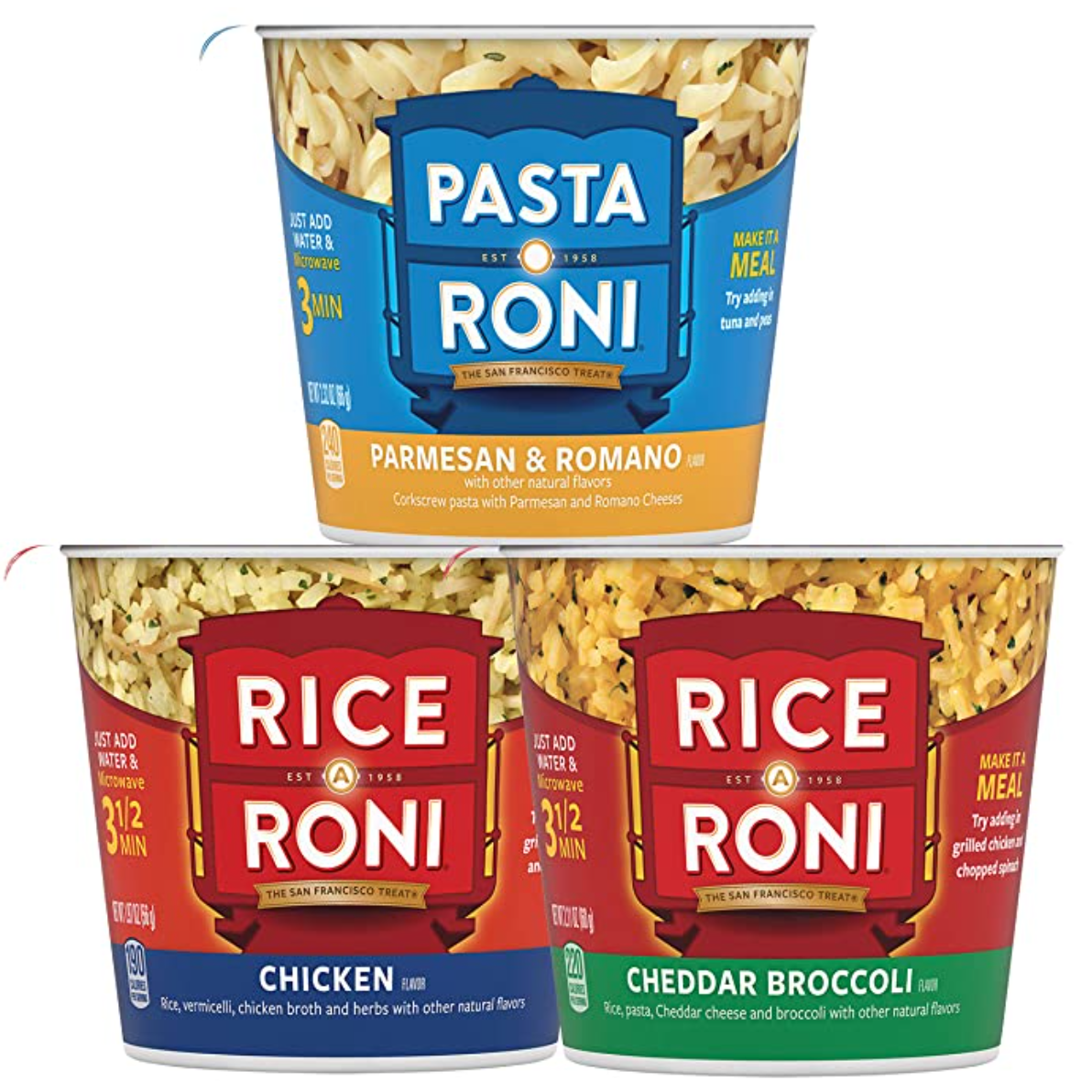 Amazon: Pasta Roni & Rice-a-Roni Cup Variety 12-Pack - $11.34