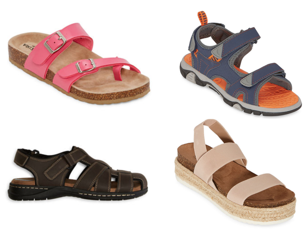 JCPenney: Buy One, Get TWO Free Sandals for the Family | FreebieShark.com