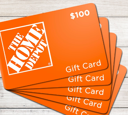 Home depot on sale gift card
