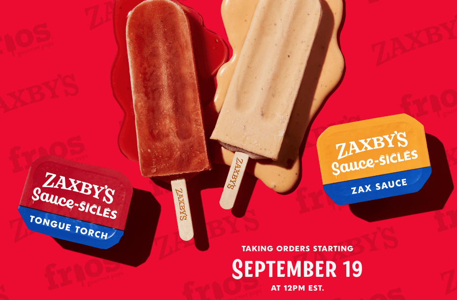 Zaxby's FREE Saucesicles on September 19th (12PM ET)