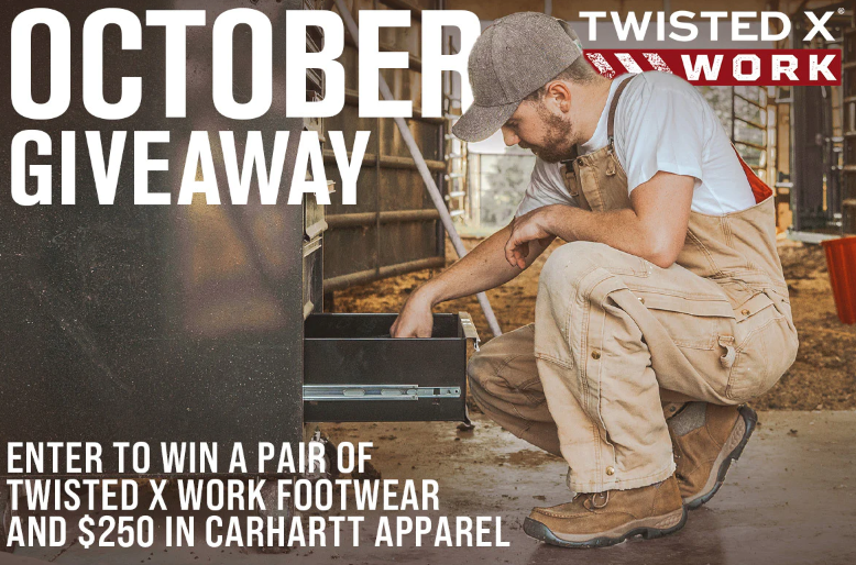 Twisted X Work Carhartt Sweepstakes