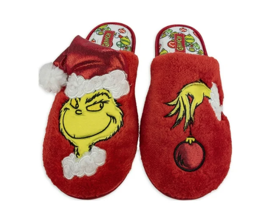 Walmart Dr. Seuss Grinch Matching Family Slippers Under 10