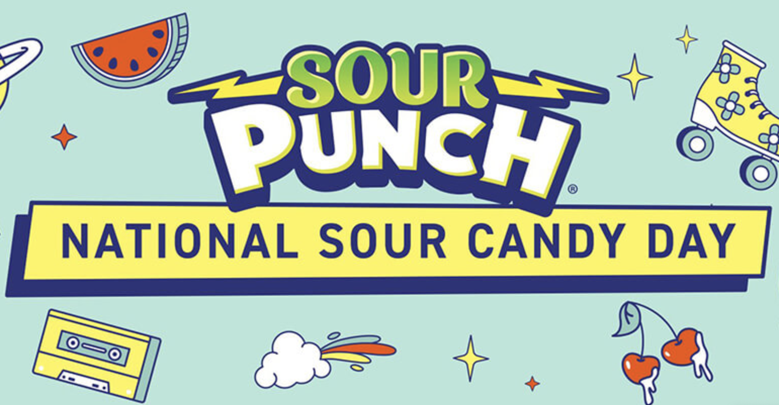 Sour Punch National Sour Candy Day Giveaway (20 Winners)